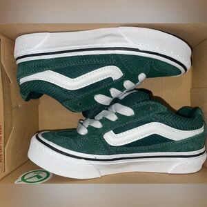 Vans Kids Sneakers in Green and White